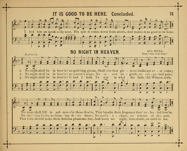 Garlands of Praise: a choice collection of original and selected hymns and tunes suitable for Sunday-Schools, Bible classes and the home circle page 76