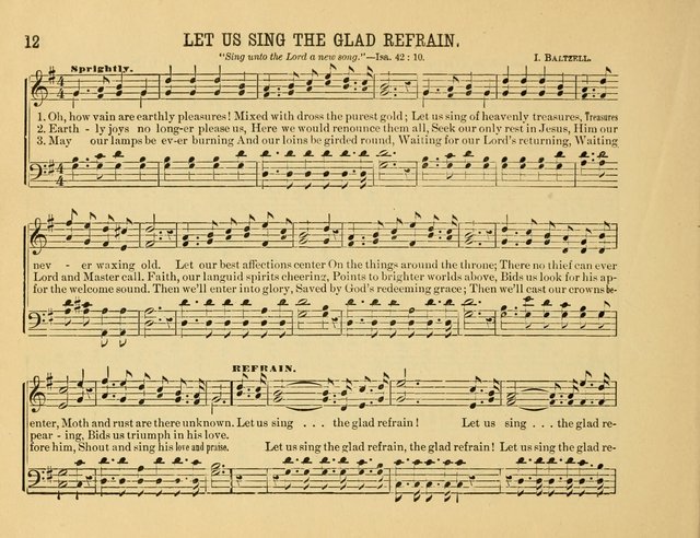 Gates of Praise: for the Sabbath-school, praise-service, prayer-meeting, etc. page 12