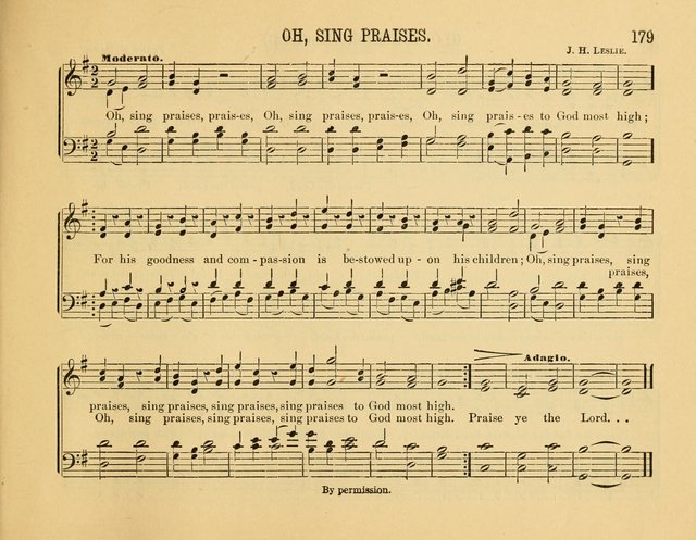 Gates of Praise: for the Sabbath-school, praise-service, prayer-meeting, etc. page 179