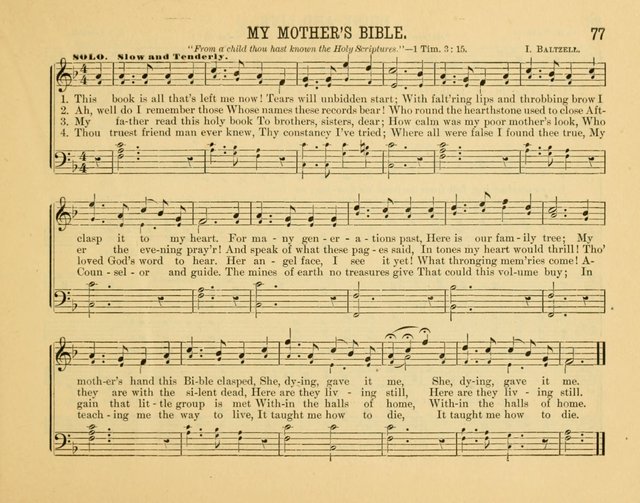 Gates of Praise: for the Sabbath-school, praise-service, prayer-meeting, etc. page 77