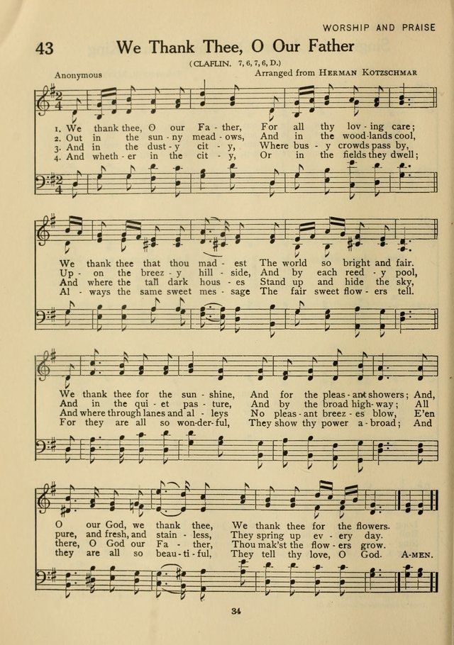 Hymnal for American Youth page 35