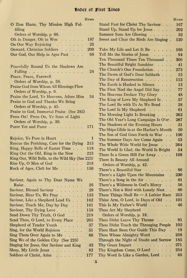 Hymnal for American Youth page xiv