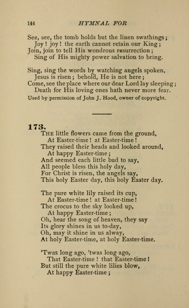 Hymnal for Primary Classes: a collection of hymns and tunes, recitations and exercises, being a manual for primary Sunday-schools (Words ed.) page 141