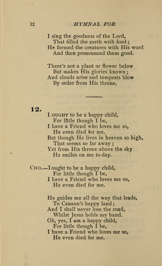 Hymnal for Primary Classes: a collection of hymns and tunes, recitations and exercises, being a manual for primary Sunday-schools (Words ed.) page 9
