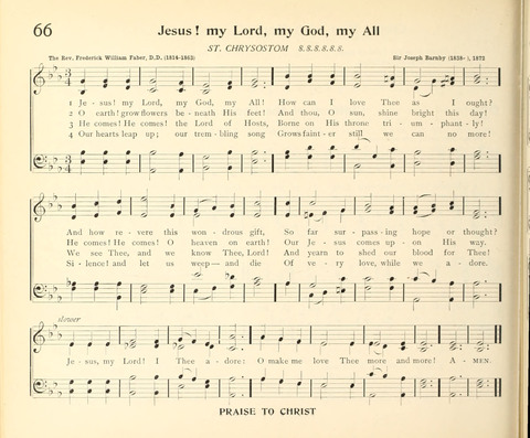 The Hymnal for Schools page 76