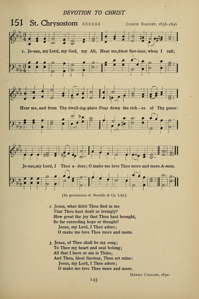 Hymns for Schools and Colleges page 145