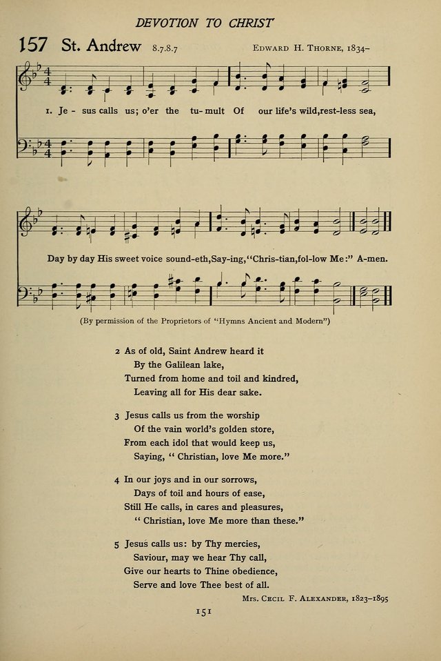 Hymns for Schools and Colleges page 151