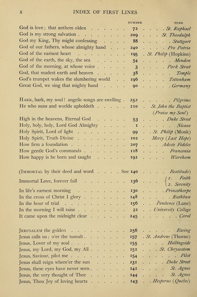Hymns for Schools and Colleges page xiv