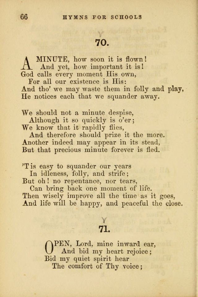 Hymns for Schools and Families page 66