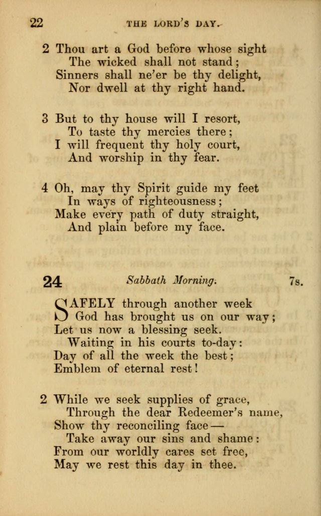 Hymns for Sunday Schools page 22