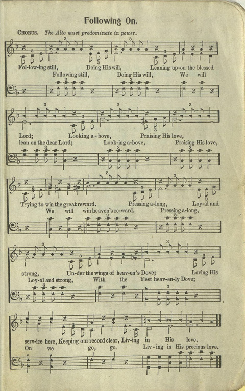 Hosannas: for Sunday Schools, conventions, etc., and generatl use in Christian work and worship page 153