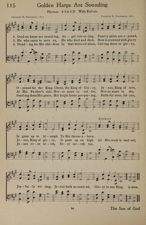 The Hymnal for Young People page 94
