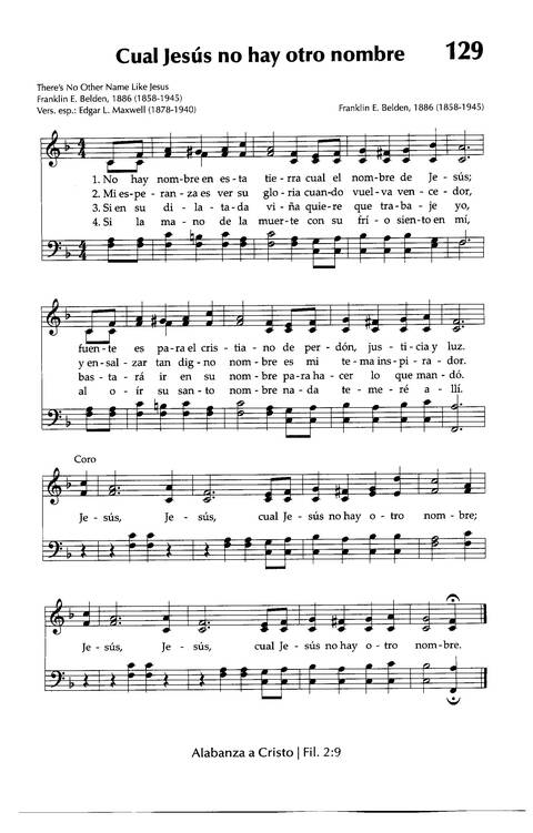 Himnario Adventista del Séptimo Día page 129