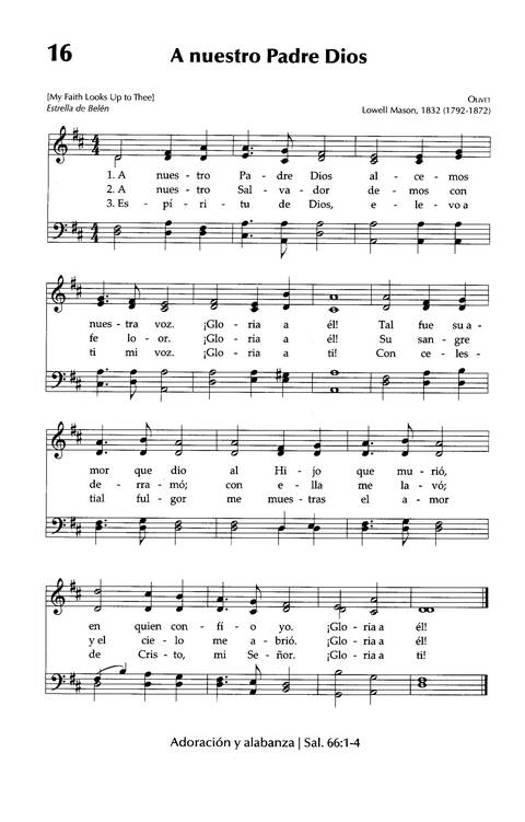 Himnario Adventista del Séptimo Día page 16