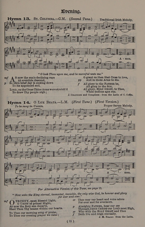 Hymns Ancient and Modern (Standard ed.) page 11