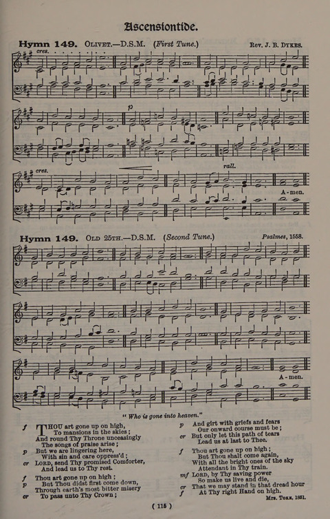 Hymns Ancient and Modern (Standard ed.) page 115