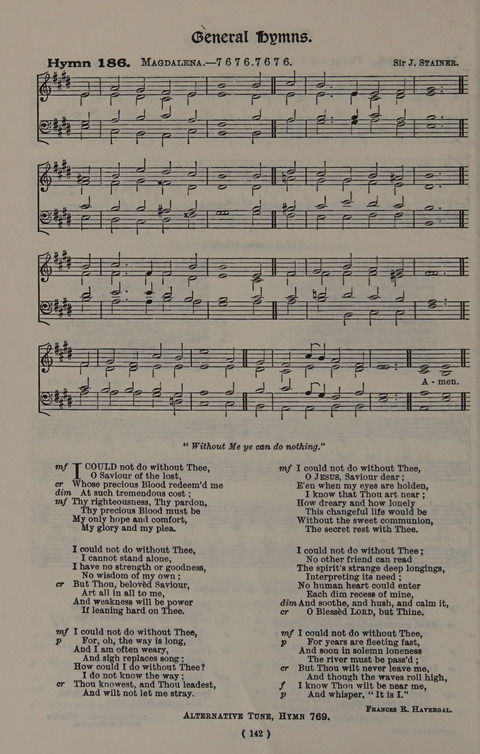 Hymns Ancient and Modern (Standard ed.) page 142