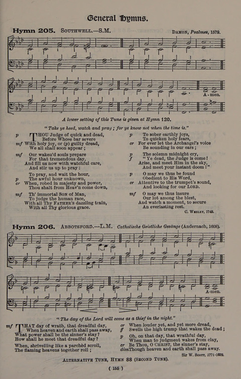 Hymns Ancient and Modern (Standard ed.) page 155