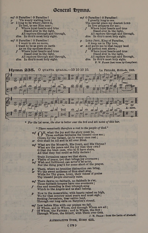 Hymns Ancient and Modern (Standard ed.) page 179