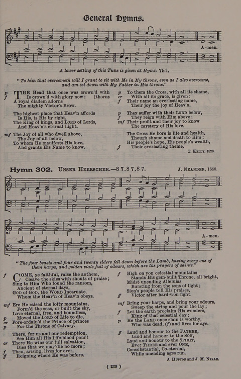 Hymns Ancient and Modern (Standard ed.) page 239