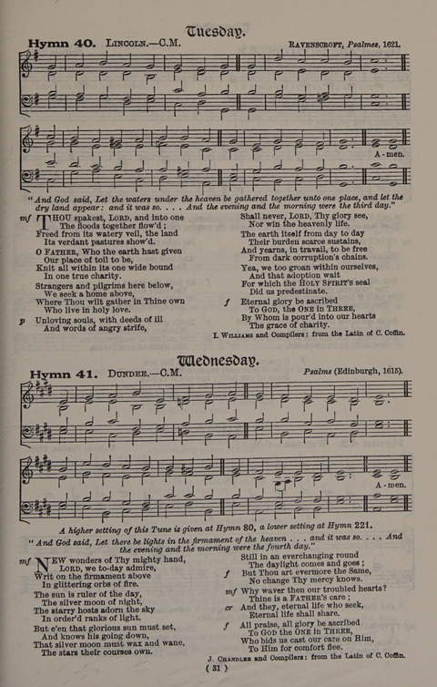 Hymns Ancient and Modern (Standard ed.) page 31