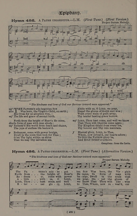 Hymns Ancient and Modern (Standard ed.) page 420