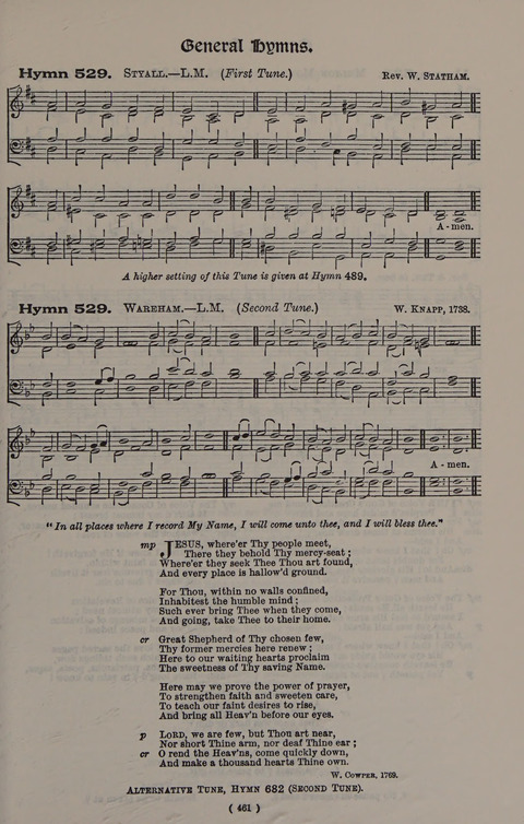 Hymns Ancient and Modern (Standard ed.) page 461