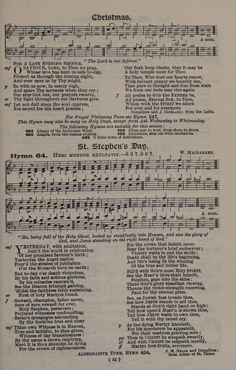 Hymns Ancient and Modern (Standard ed.) page 51