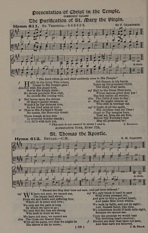 Hymns Ancient and Modern (Standard ed.) page 526