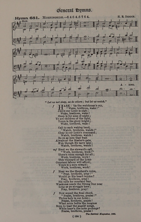 Hymns Ancient and Modern (Standard ed.) page 594