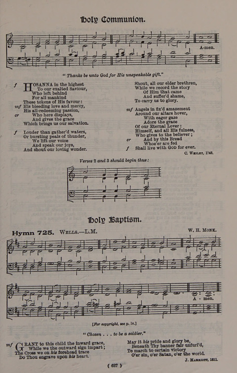 Hymns Ancient and Modern (Standard ed.) page 627