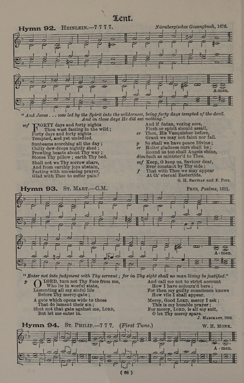 Hymns Ancient and Modern (Standard ed.) page 68