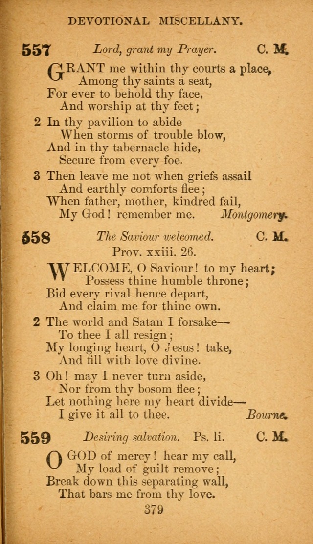 Hymnal: adapted to the doctrines and usages of the African Methodist Episcopal Church. Revised Edition page 387