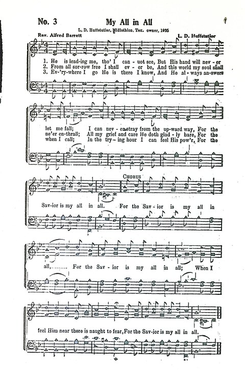 Harbor Bells [no. 1]: our 1925 book for Sunday schools, singing schools, revivals, conventions, and general use in all religious gatherings page 4