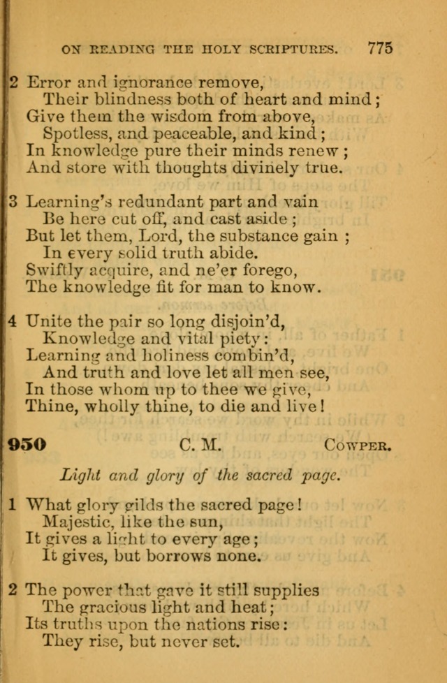 The Hymn Book of the African Methodist Episcopal Church: being a collection of hymns, sacred songs and chants (5th ed.) page 784