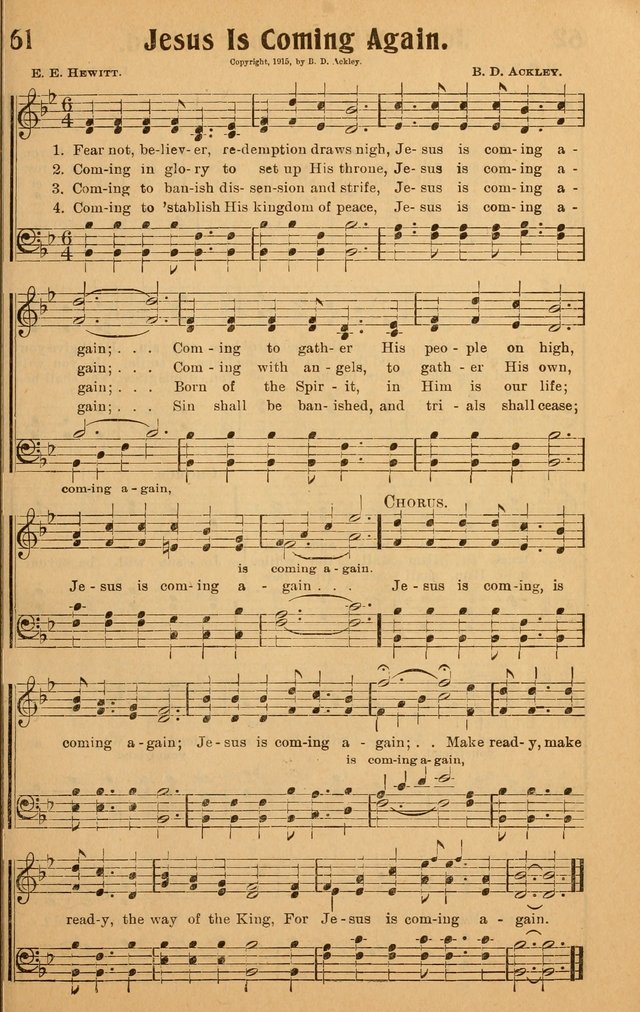 Hymns of Blessing for the Living Church: the best of the old and the latest of the new, suited to the church and home, the Sunday school, the brotherhoods, the young peoples