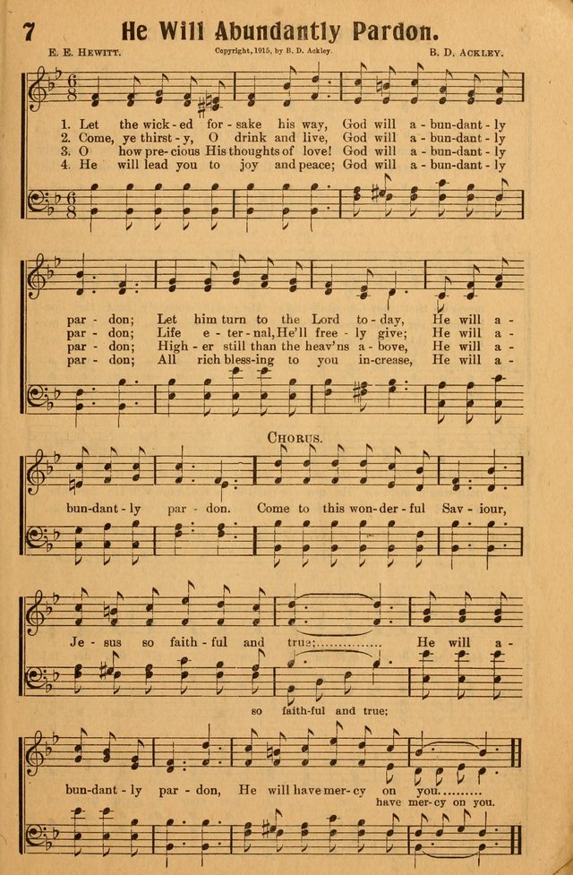 Hymns of Blessing for the Living Church: the best of the old and the latest of the new, suited to the church and home, the Sunday school, the brotherhoods, the young peoples
