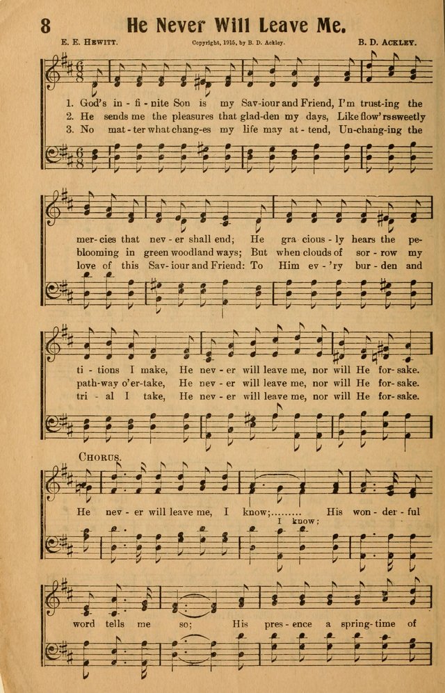 Hymns of Blessing for the Living Church: the best of the old and the latest of the new, suited to the church and home, the Sunday school, the brotherhoods, the young peoples