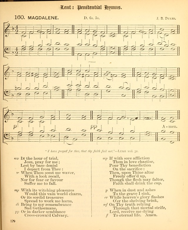 The Hymnal Companion to the Book of Common Prayer with accompanying tunes (3rd ed., rev. and enl.) page 179