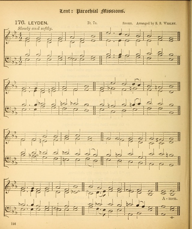 The Hymnal Companion to the Book of Common Prayer with accompanying tunes (3rd ed., rev. and enl.) page 198