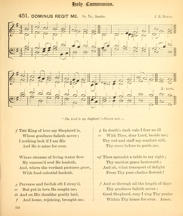 The Hymnal Companion to the Book of Common Prayer with accompanying tunes (3rd ed., rev. and enl.) page 541