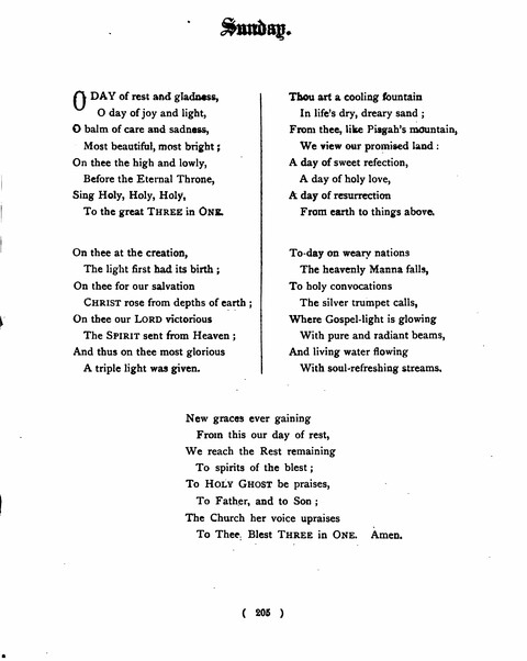 Hymns for the Children of the Church: with accompanying tunes page 205