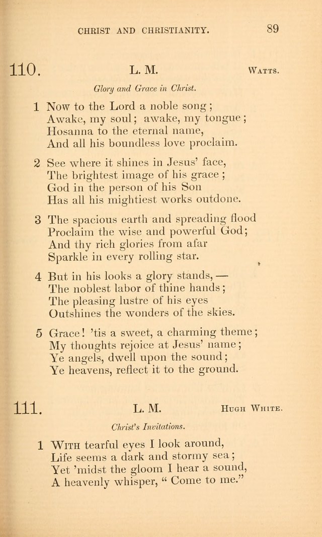 Hymns for the Christian Church, for the Use of the First Church of Christ in Boston page 114