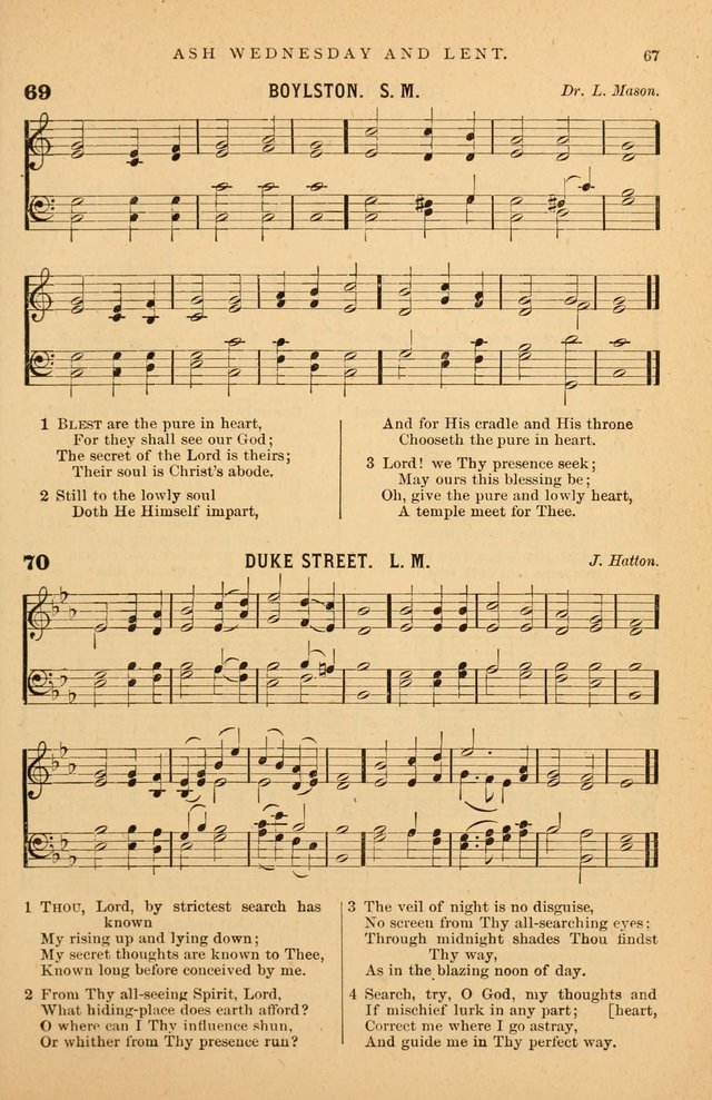 Hymnal Companion to the Prayer Book: suited to the special seasons of the Christian year, and other occasions of public worship, as well as for use in the Sunday-school...With accompanying tunes page 68