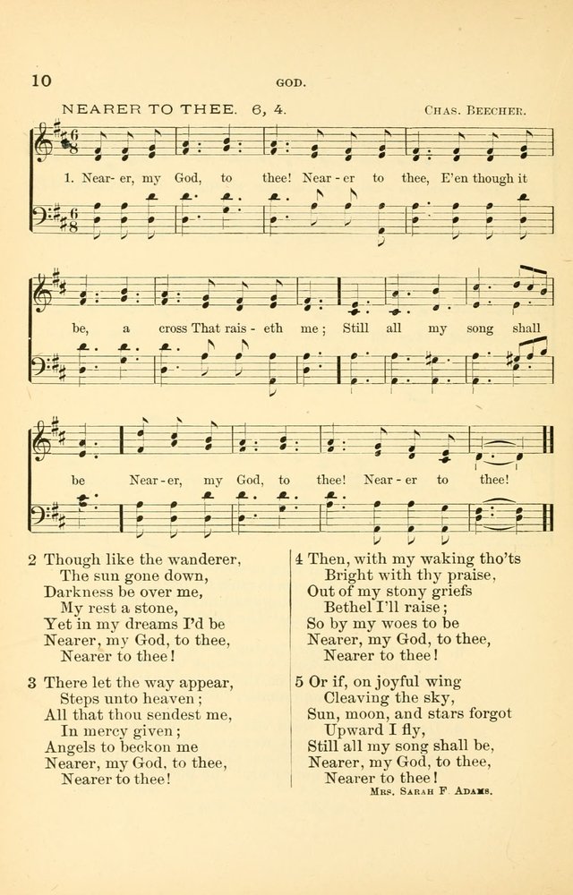 Hymnal for Christian Science Church and Sunday School Services page 10