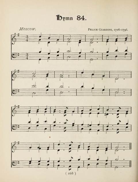Hymns and Chorales: for schools and colleges page 168