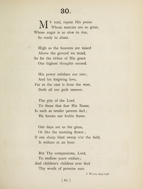Hymns and Chorales: for schools and colleges page 61