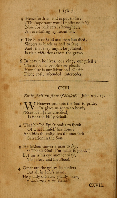 Hymns, etc.: composed on various subjects (10th ed.) page 150