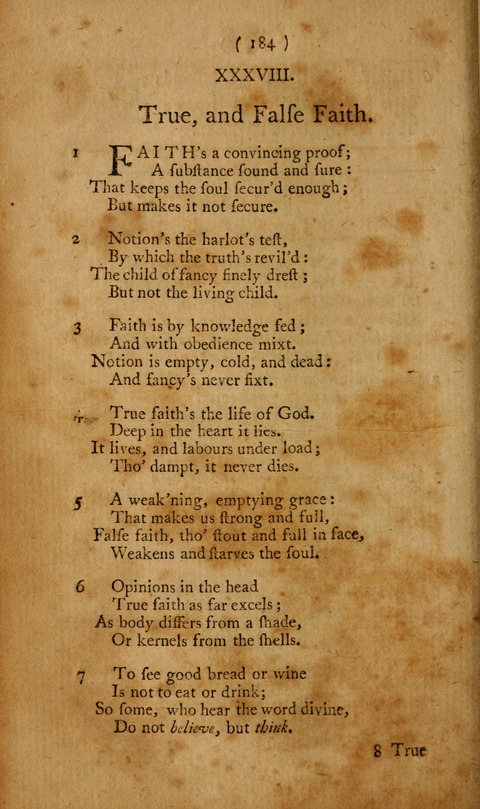 Hymns, etc.: composed on various subjects (10th ed.) page 184