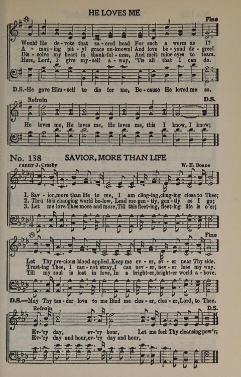 Heavenly Highway Hymns: a choice collection of Gospel songs, both old and new, suitable for religious work and worship page 138